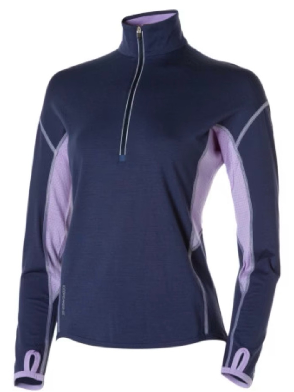 Icebreaker GT200 Chase 1/4-Zip Top Long-Sleeve Purple Size Large